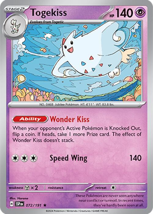 Togekiss #72 - Surging Sparks