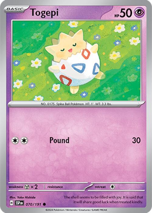 Togepi #70 - Surging Sparks