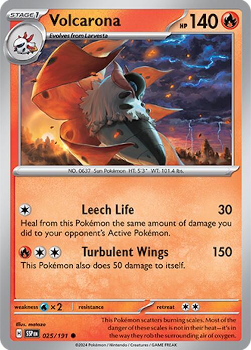 Volcarona #25 - Surging Sparks