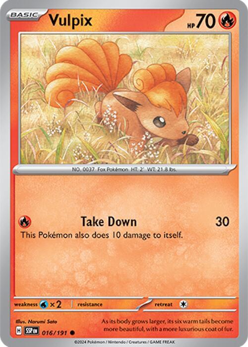 Vulpix #16 - Surging Sparks