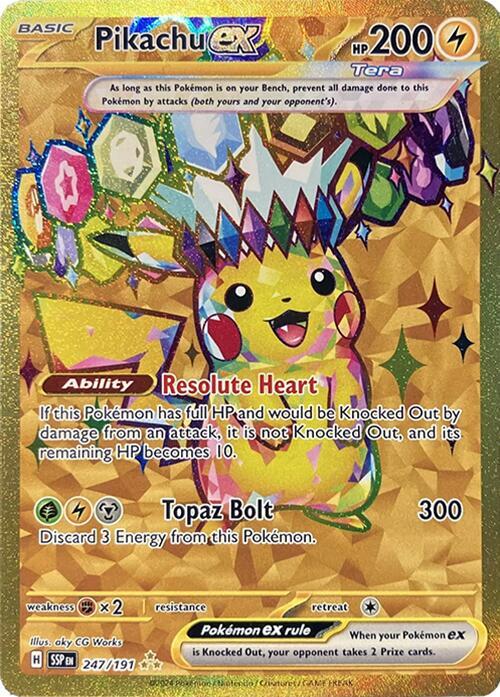 Pikachu ex #247 - Surging Sparks