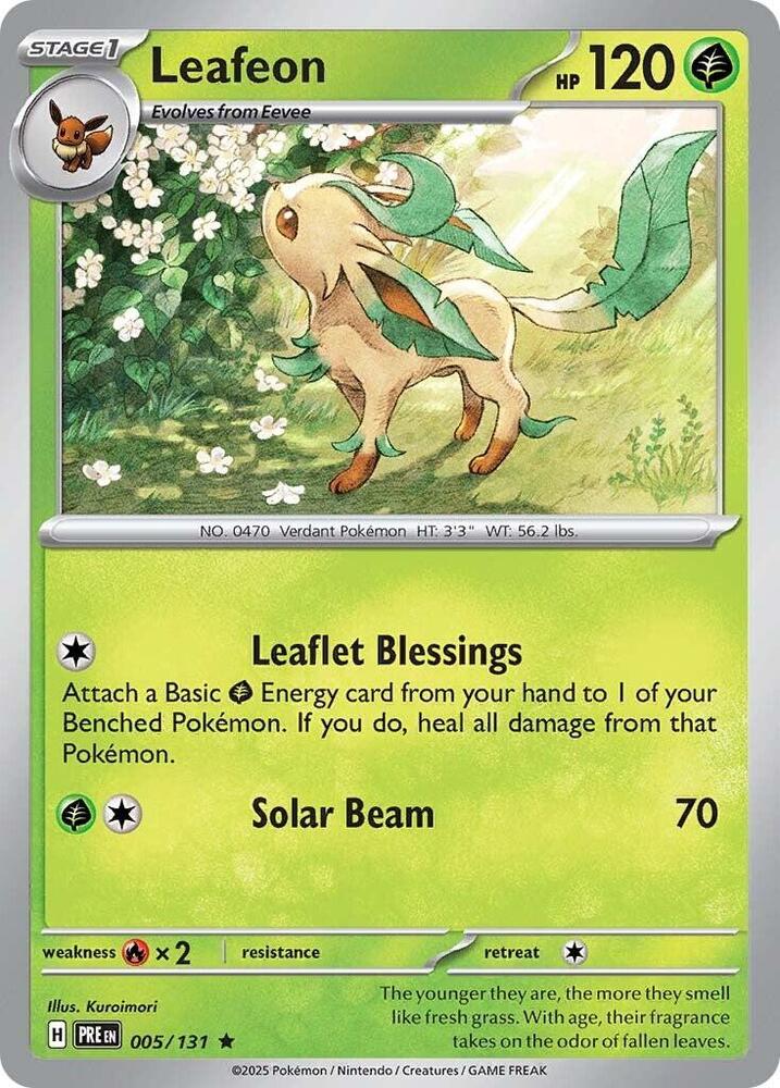 Leafeon #5 - Prismatic Evolutions