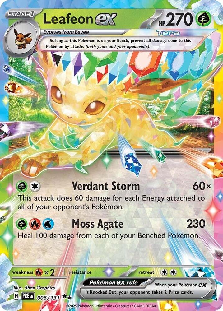 Leafeon ex #6 - Prismatic Evolutions