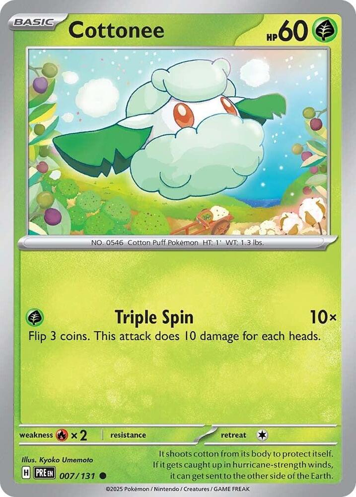 Cottonee #7 - Prismatic Evolutions