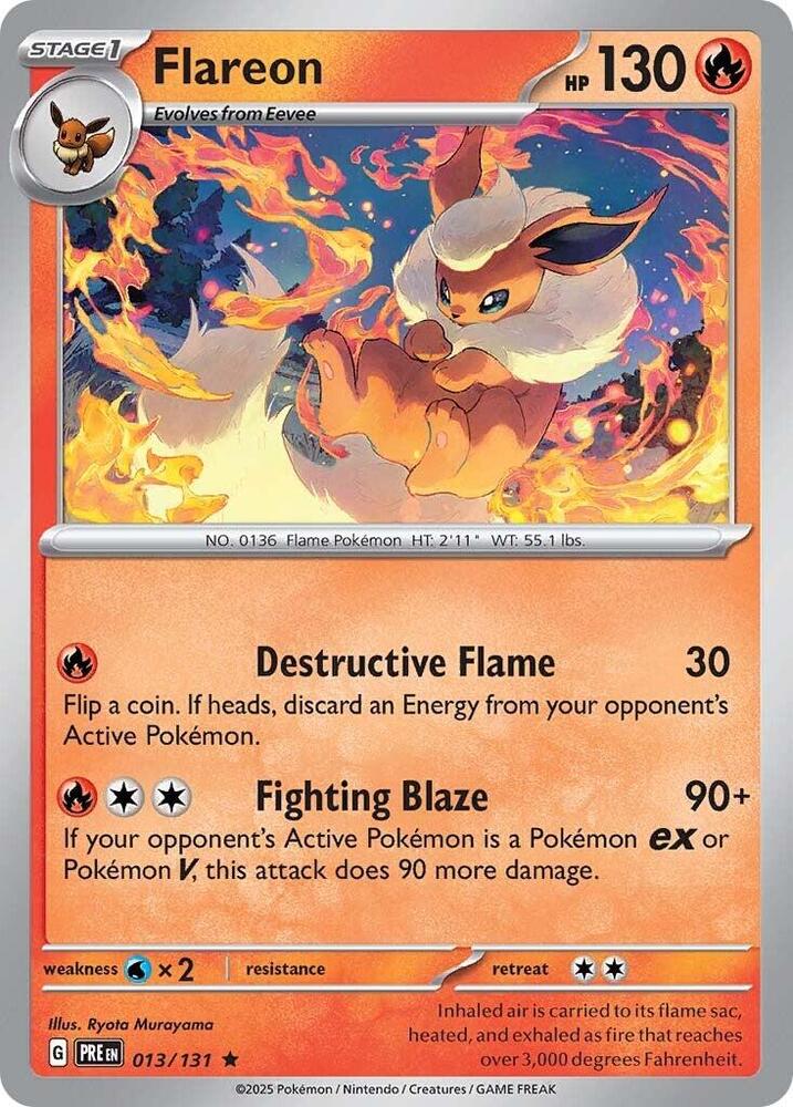 Flareon #13 - Prismatic Evolutions