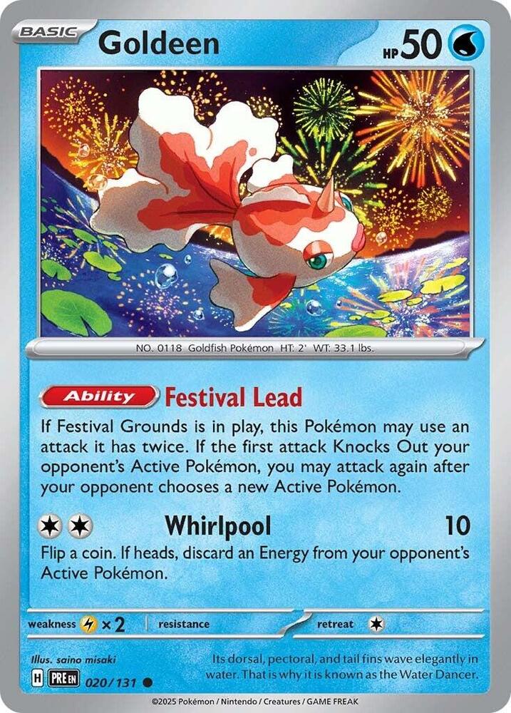 Goldeen #20 - Prismatic Evolutions