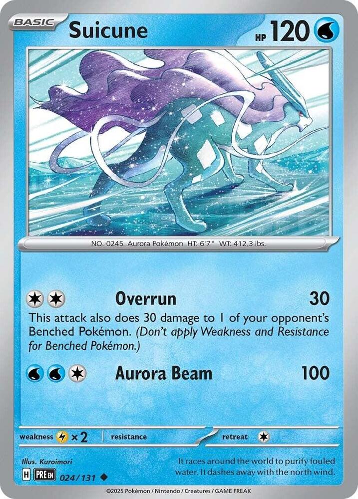 Suicune #24 - Prismatic Evolutions