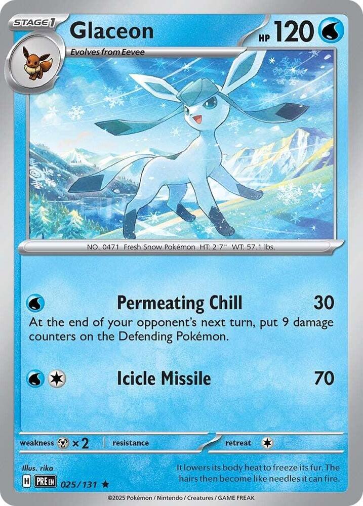 Glaceon #25 - Prismatic Evolutions