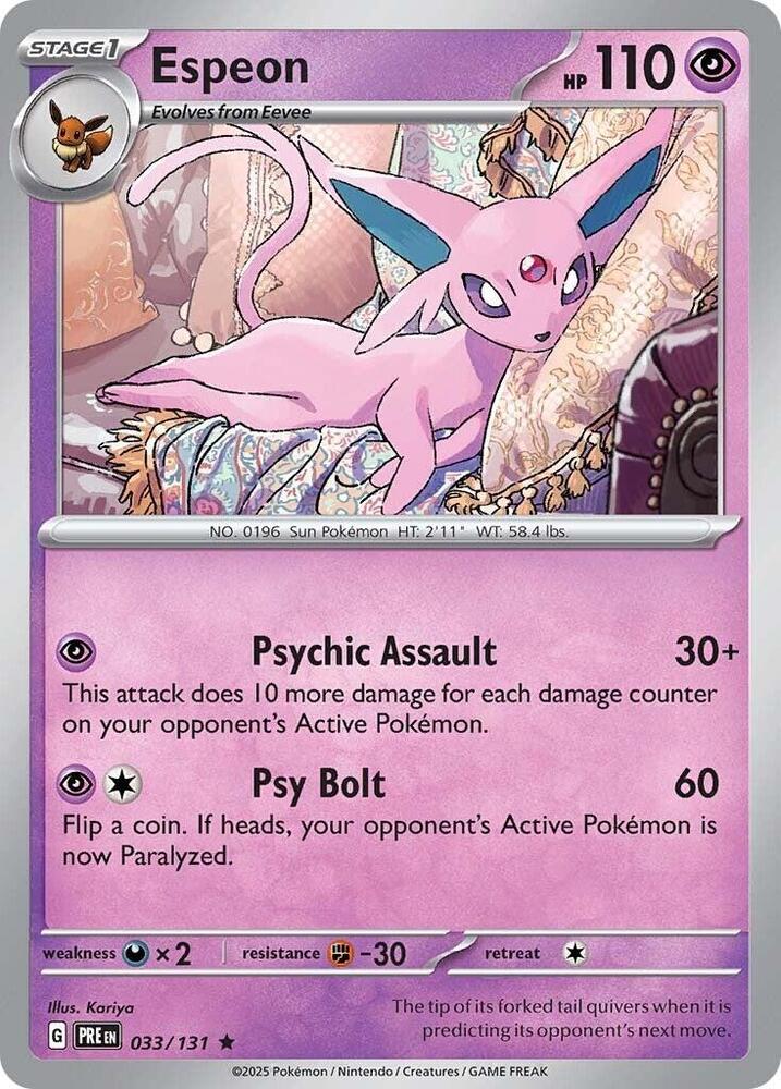 Espeon #33 - Prismatic Evolutions