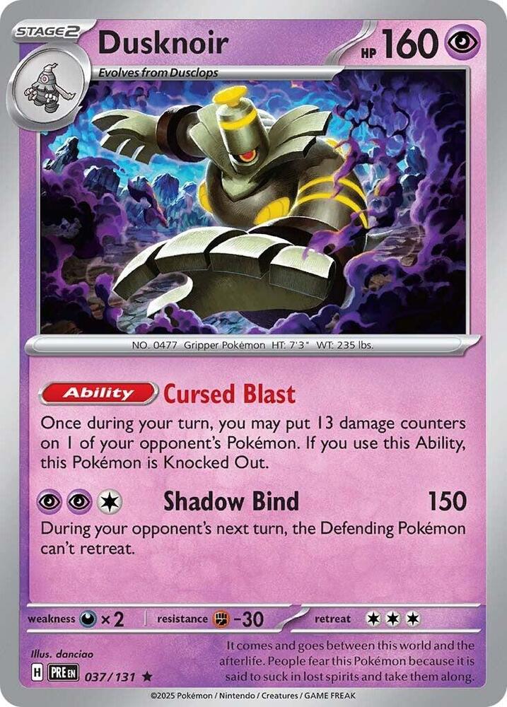 Dusknoir #37 - Prismatic Evolutions