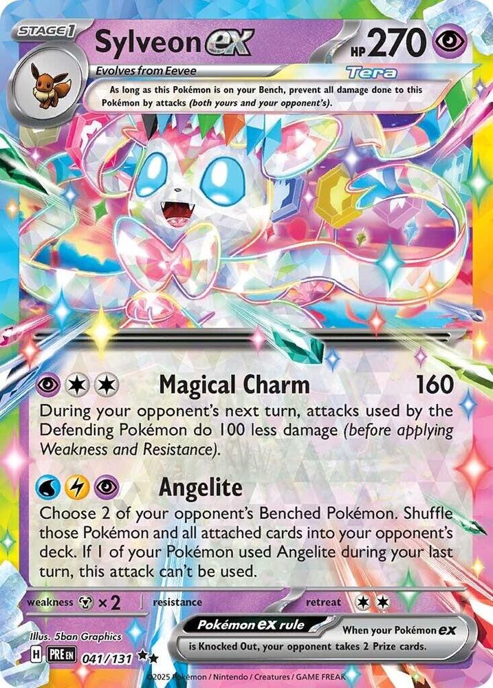 Sylveon ex #41 - Prismatic Evolutions