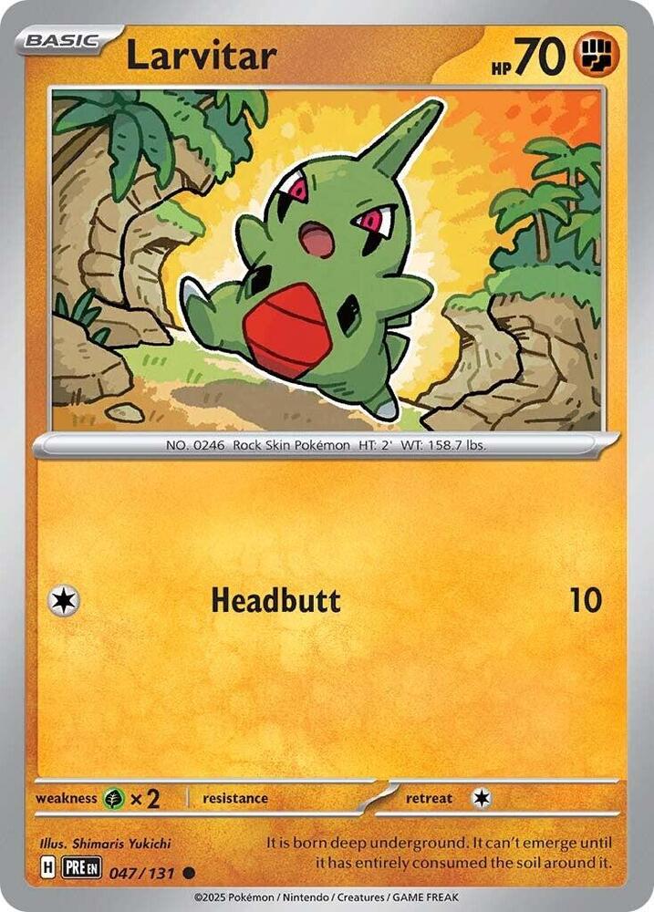 Larvitar #47 - Prismatic Evolutions
