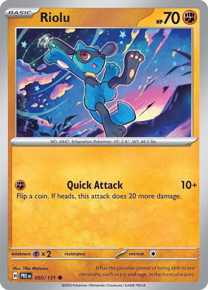 Riolu #50 - Prismatic Evolutions