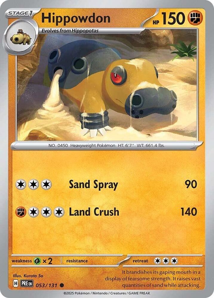 Hippowdon #53 - Prismatic Evolutions