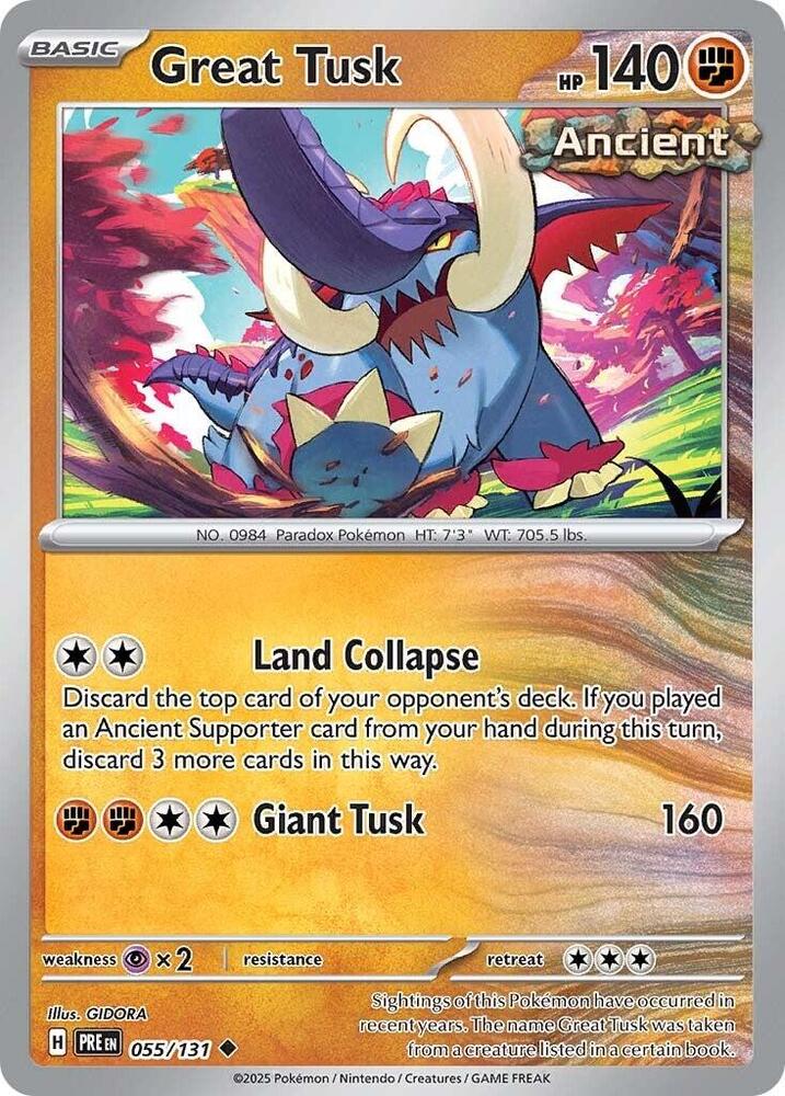 Great Tusk #55 - Prismatic Evolutions