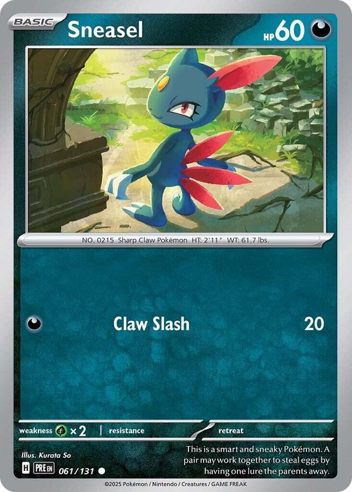 Sneasel #61 - Prismatic Evolutions