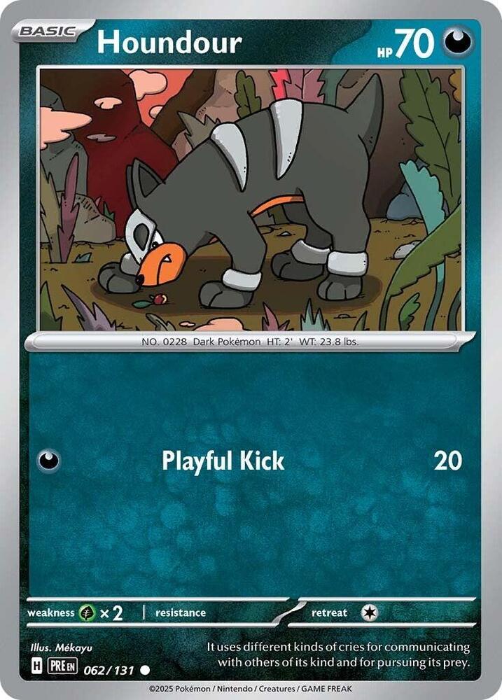 Houndour #62 - Prismatic Evolutions