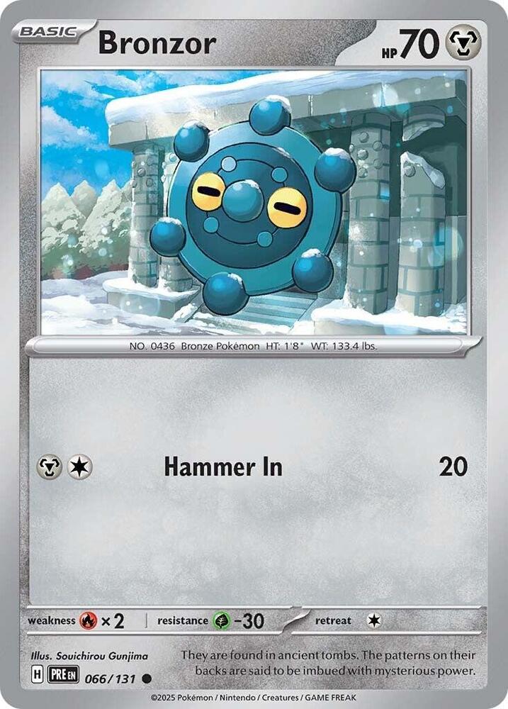 Bronzor #66 - Prismatic Evolutions
