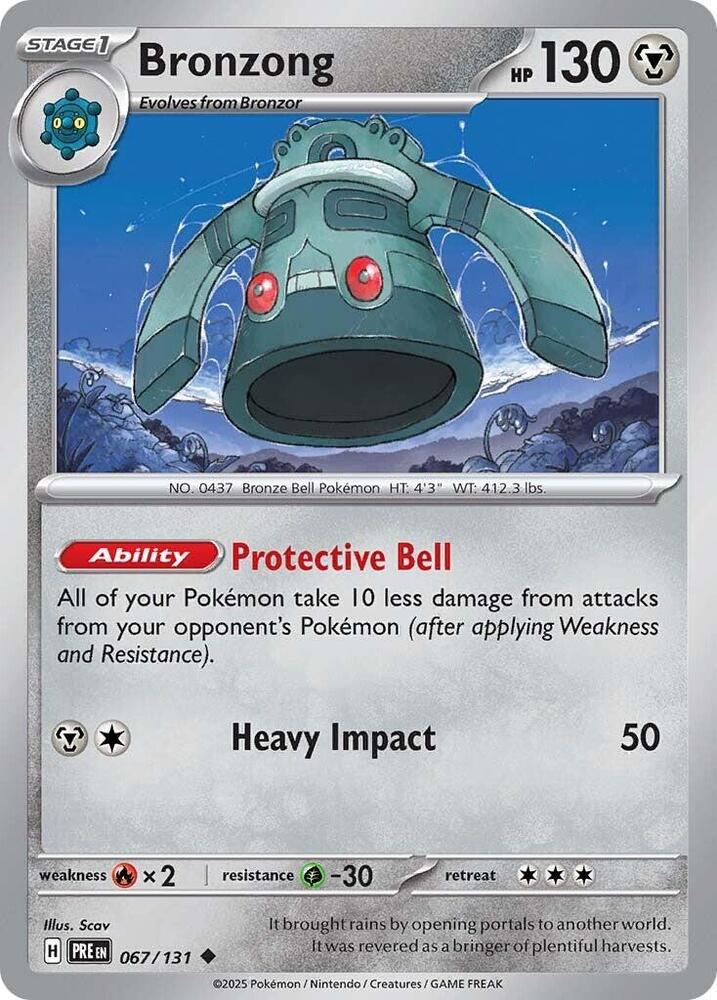 Bronzong #67 - Prismatic Evolutions