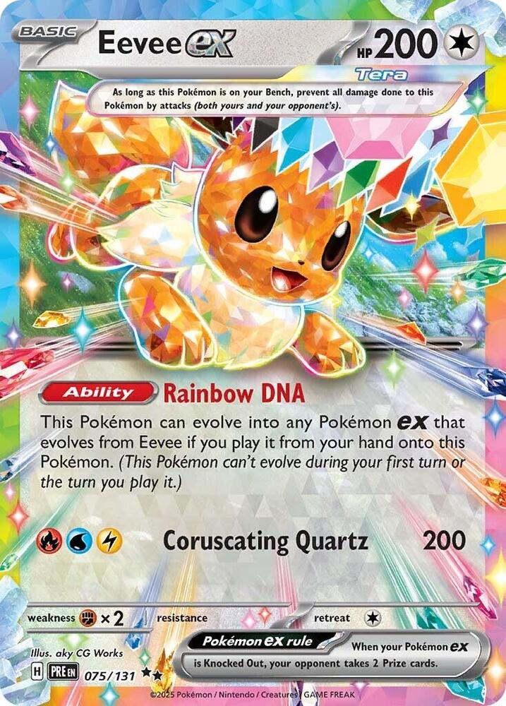 Eevee ex #75 - Prismatic Evolutions