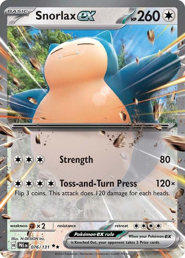 Snorlax ex #76 - Prismatic Evolutions