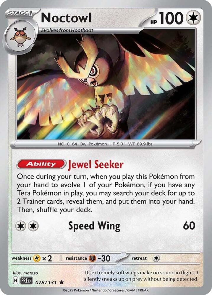 Noctowl #78 - Prismatic Evolutions