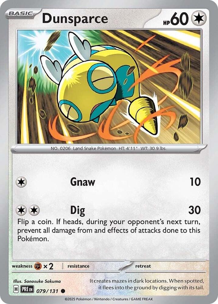 Dunsparce #79 - Prismatic Evolutions