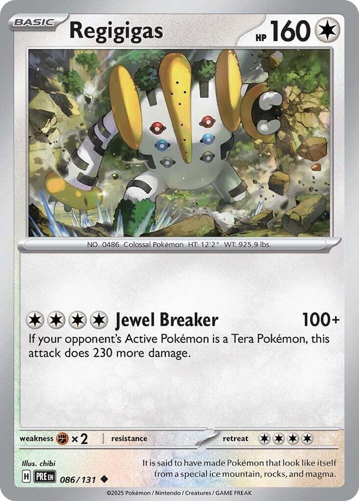 Regigigas #86 - Prismatic Evolutions