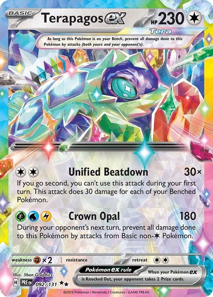 Terapagos ex #92 - Prismatic Evolutions