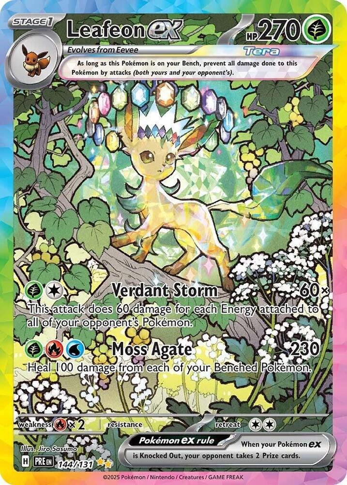 Leafeon ex #144 - Prismatic Evolutions