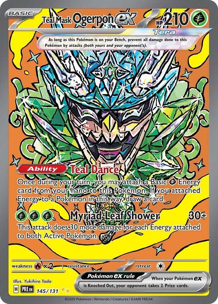 Teal Mask Ogerpon ex #145 - Prismatic Evolutions