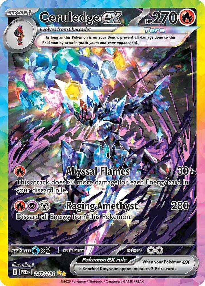 Ceruledge ex #147 - Prismatic Evolutions