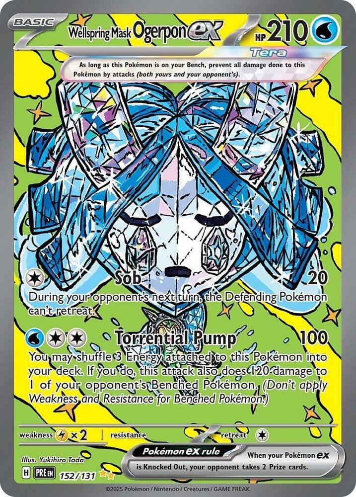 Wellspring Mask Ogerpon ex #152 - Prismatic Evolutions
