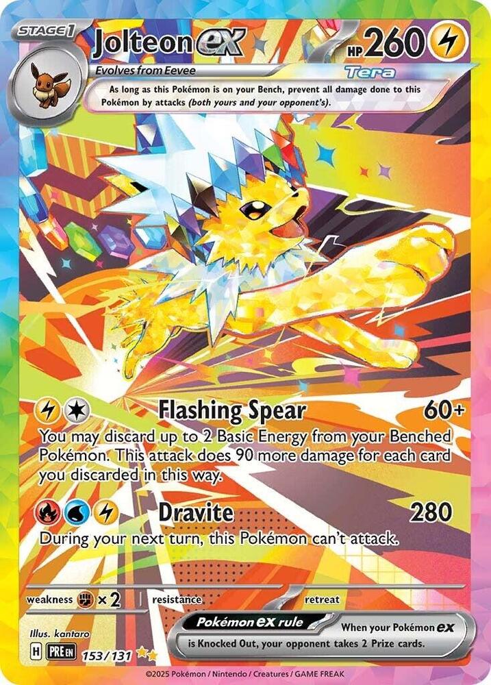 Jolteon ex #153 - Prismatic Evolutions