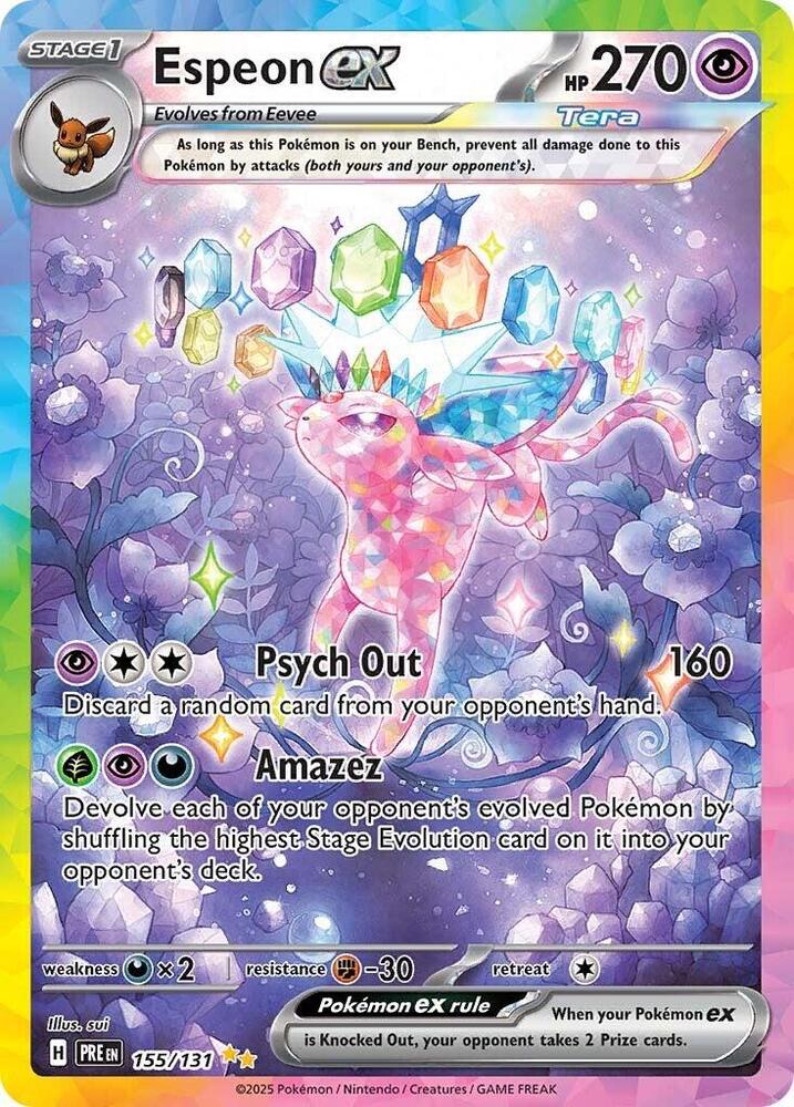 Espeon ex #155 - Prismatic Evolutions