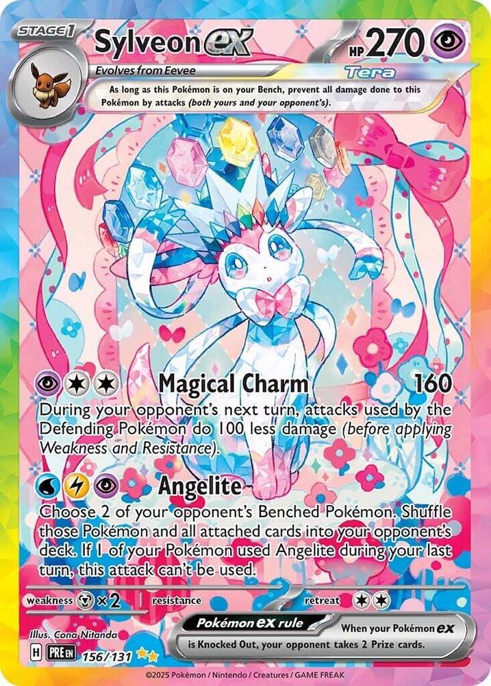 Sylveon ex #156 - Prismatic Evolutions