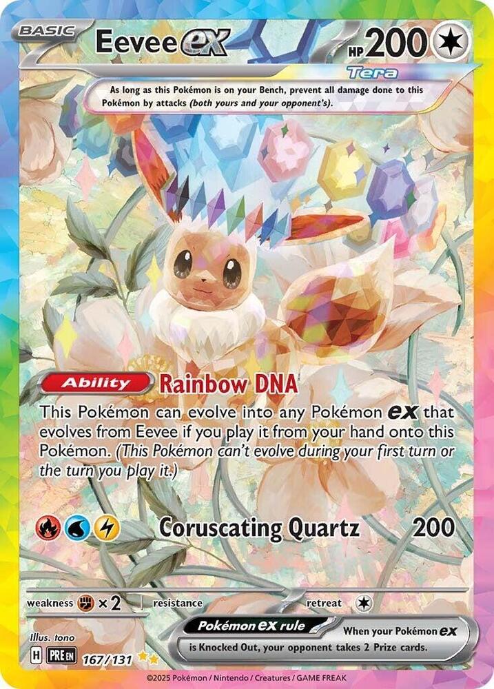 Eevee ex #167 - Prismatic Evolutions