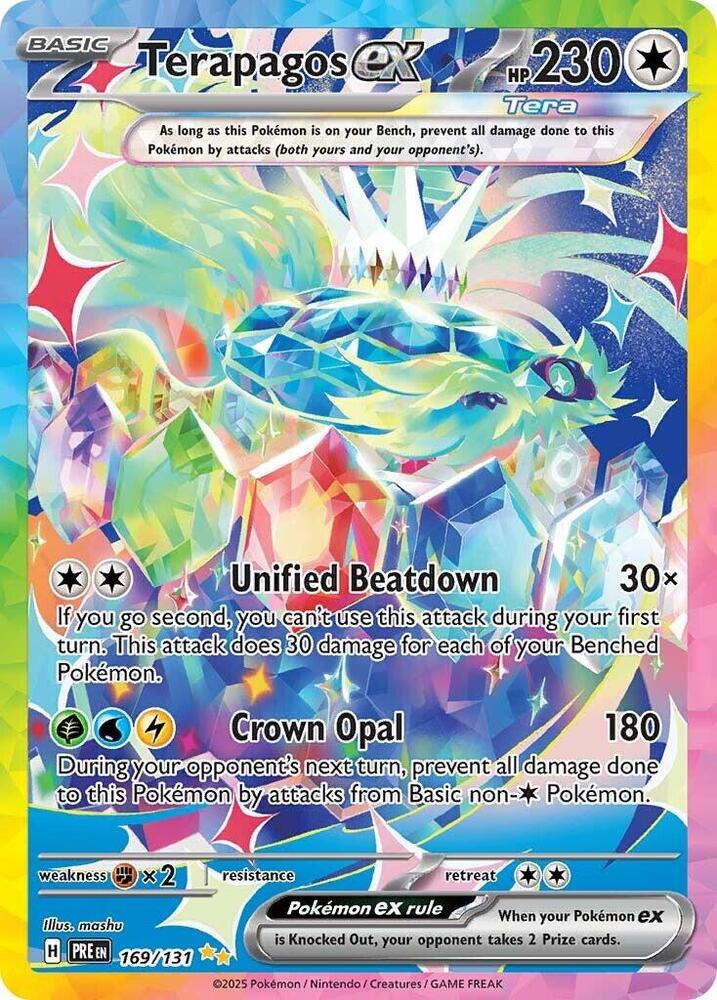Terapagos ex #169 - Prismatic Evolutions