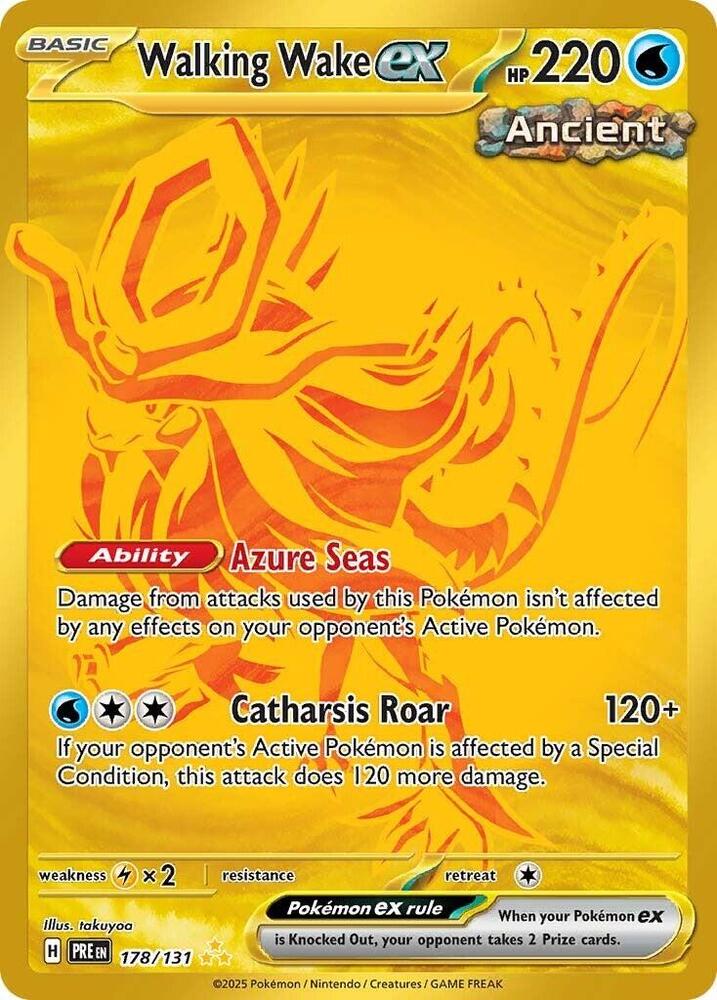 Walking Wake ex #178 - Prismatic Evolutions