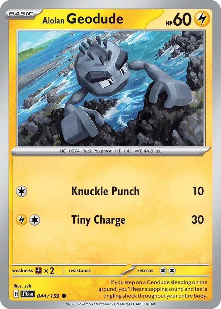 Alolan Geodude #44 - Journey Together