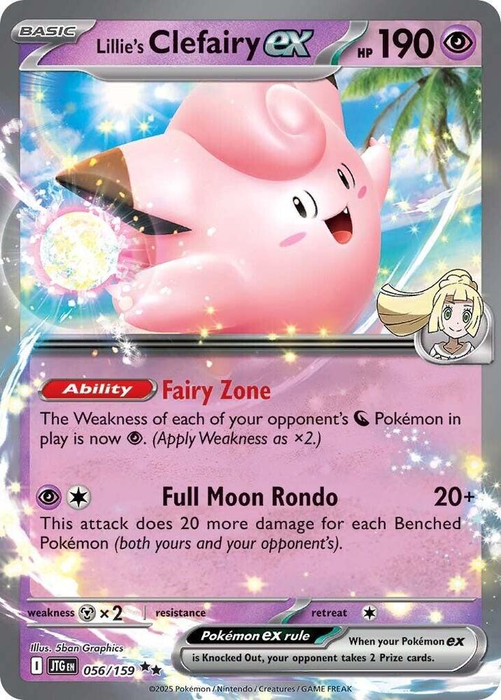 Lillie's Clefairy ex #56 - Journey Together