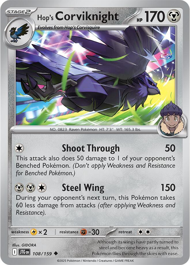 Hop's Corviknight #108 - Journey Together