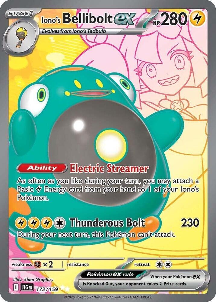 Iono's Bellibolt ex #172 - Journey Together