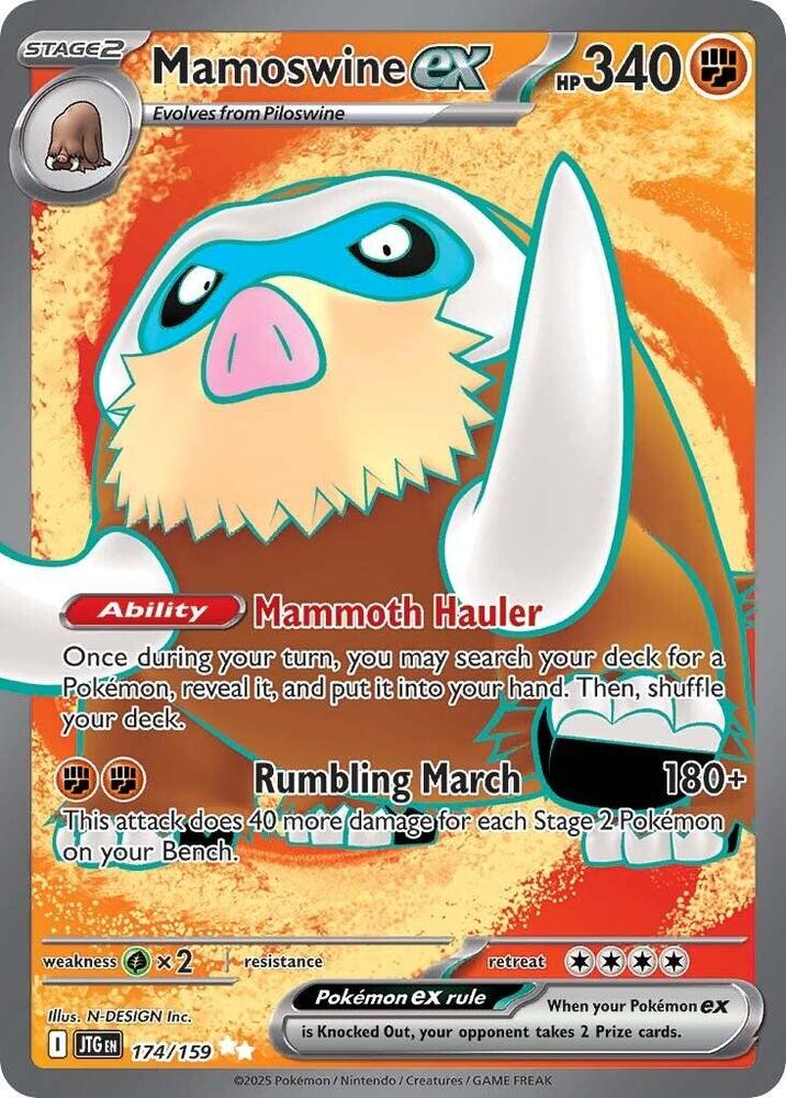 Mamoswine ex #174 - Journey Together