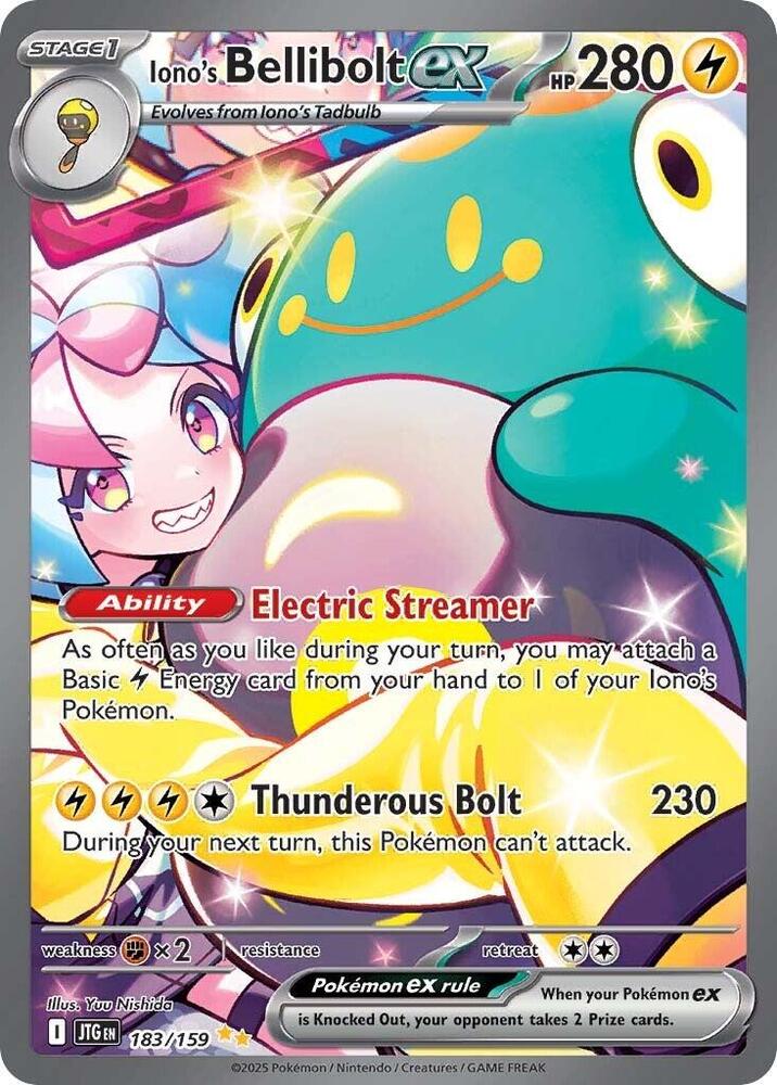 Iono's Bellibolt ex #183 - Journey Together