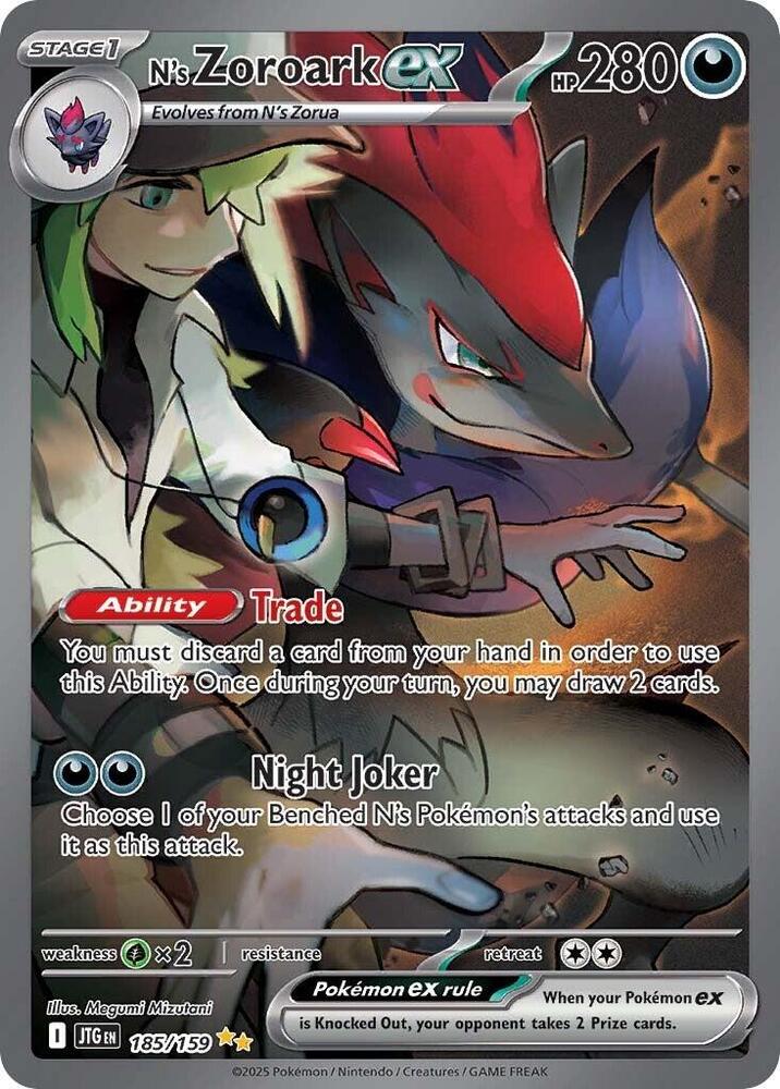 N's Zoroark ex #185 - Journey Together