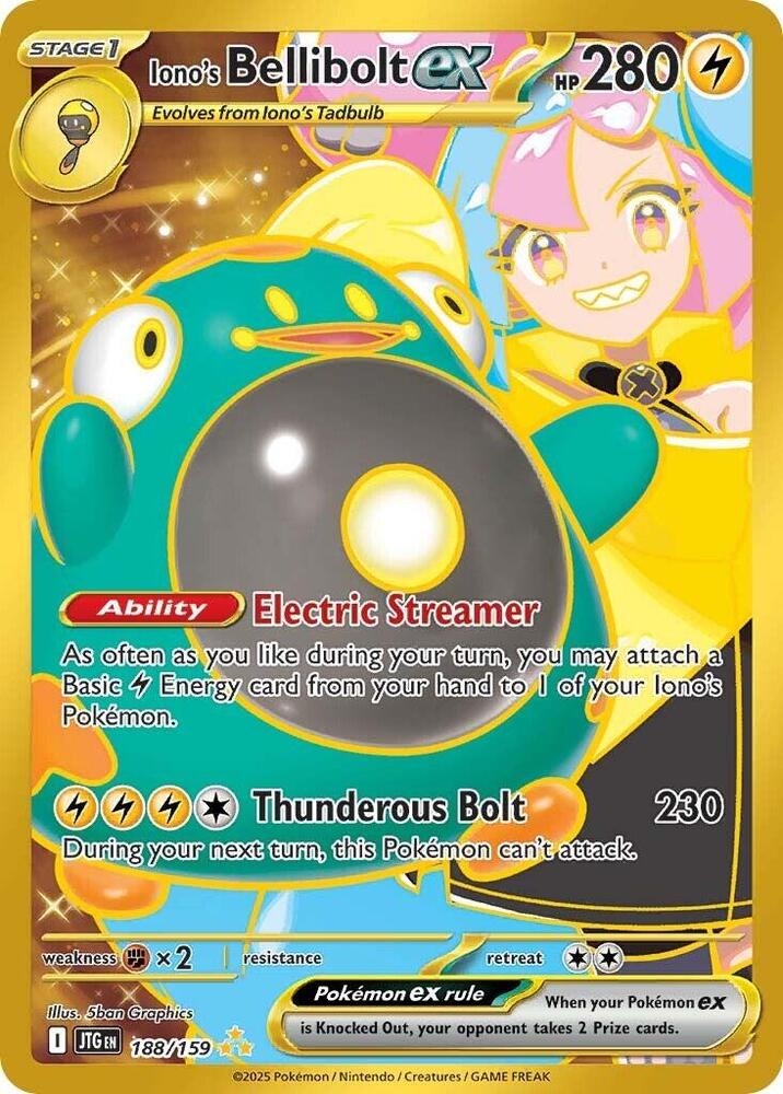 Iono's Bellibolt ex #188 - Journey Together