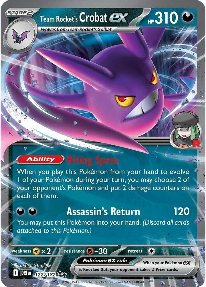 Team Rocket's Crobat ex #122 - Destined Rivals