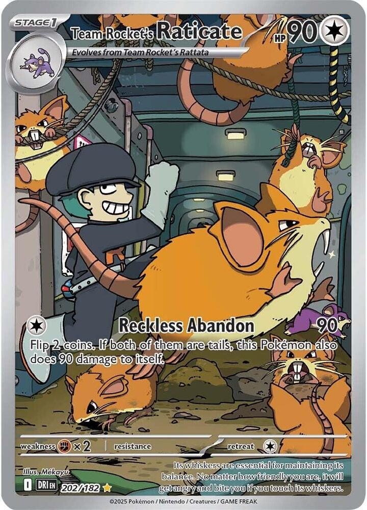 Team Rocket's Raticate #202 - Destined Rivals