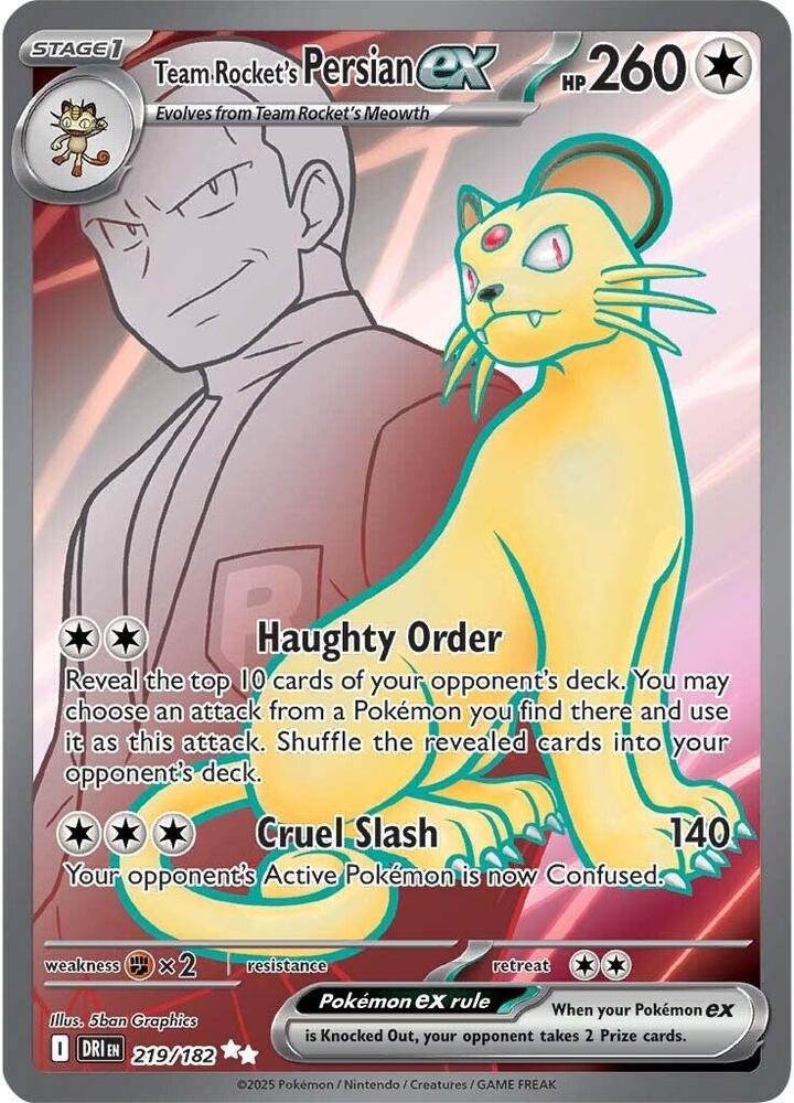Team Rocket's Persian ex #219 - Destined Rivals